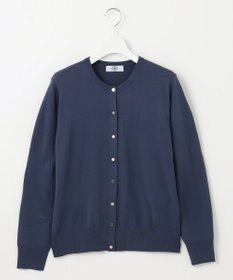 J.PRESS LADIES L 【洗える】レーヨンエリートストレッチ クルーネック カーディガン