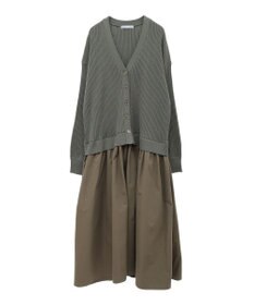 Green Parks ａ．ニットドッキングワンピース