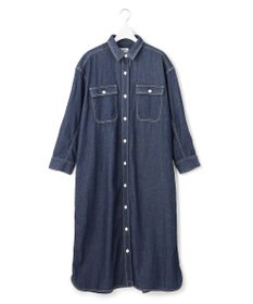 J.PRESS YORK STREET 【WOMEN】デニムロングシャツ ワンピース