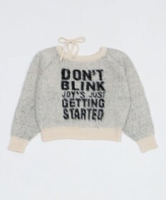 WEGO シャギー2WAYグラフィックワンショルニット