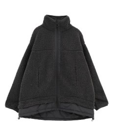 Green Parks 異素材コンビスタンドボアブルゾン