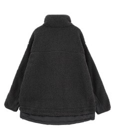 Green Parks 異素材コンビスタンドボアブルゾン