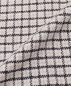 自由区 カシミヤ紡毛ガンクラブチェック ストール