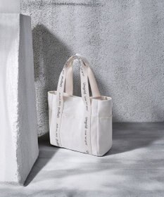 style code 【Ungrid/アングリッド】キャンバス ロゴテープミニトートバッグ