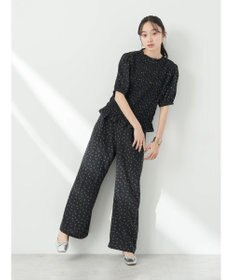 earth music&ecology 花柄ワイドパンツ