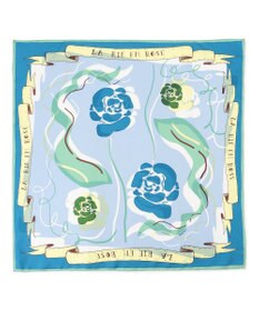 23区 manipuri コラージュローズ シルク スカーフ