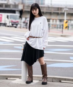 WEGO 【ユニセックス着用ITEM】ポケット刺繍BIG　T（長袖）