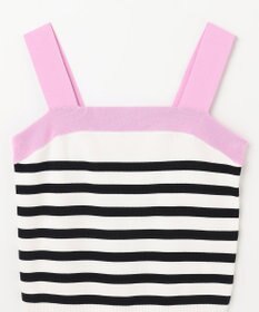 GRACE CONTINENTAL 配色ニットキャミ