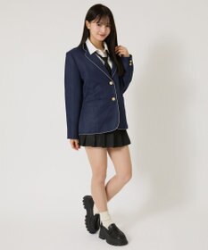 WEGO 【SCHOOLITEM】スクールパイピングブレザー