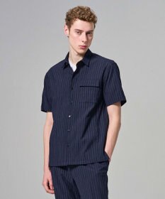 JOSEPH HOMME 【新素材】エアリッジストレッチ ポケット付レギュラーカラー半袖シャツ