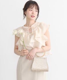 earth music&ecology SET2点フリルボレロ＋ナローワンピース