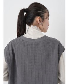 earth music&ecology パールボタンスポンディッシュベスト