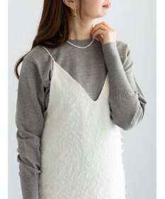 Te chichi プレーンニット(吸湿発熱)