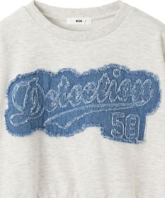 WEGO デニムワッペンプルオーバー