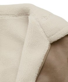 earth music&ecology フェイクムートンジャケット