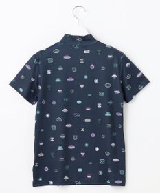 23区GOLF 【WOMEN】【吸水速乾・UVケア】ステッカープリント モックネックシャツ