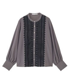 Green Parks ・ＥＬＥＮＣＡＲＥ　ＤＵＥ　フロントレースブラウス