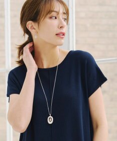 Tiaclasse 【安田美沙子さん着用・2way】オーバルパールロングネックレス