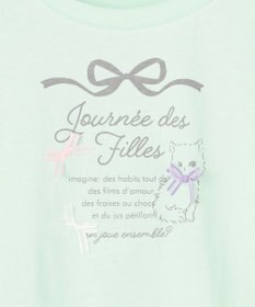 ANY KIDS 【綿100%】ロゴプリント 長袖Tシャツ