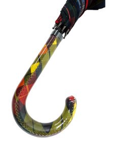 +RING メンズ向け プラスリング 長傘 65cm CHK T1405