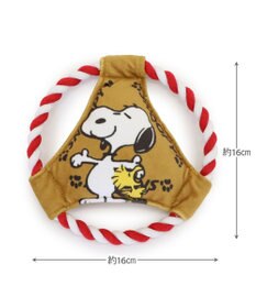 PET PARADISE スヌーピー ロープフリスビー トイ