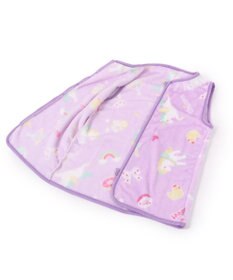 Mother garden マザーガーデン ユニコーン ふわふわ キッズ スリーパー 《ポップ柄》 M/L サイズ あったかベスト