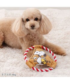 PET PARADISE スヌーピー ロープフリスビー トイ