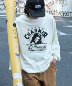 WEGO ワッフルグラフィックT（LS）