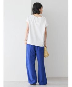 AMERICAN HOLIC バックボタンフレンチスリーブプルオーバー