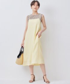 組曲 ステッチストライプドビー キャミワンピース