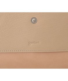 genten 【新色】フレスコ フラップ長財布