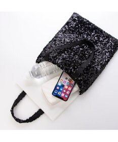 UNBILLION カシュカシュ cachecache / スパンコールトートバッグバッグ