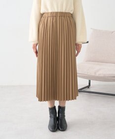 earth music&ecology プリーツミディスカート