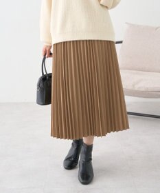 earth music&ecology プリーツミディスカート