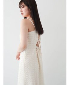 Green Parks カップ付きフリル生地キャミワンピース