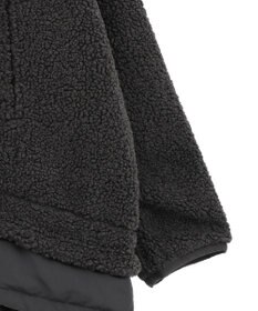 Green Parks 異素材コンビスタンドボアブルゾン