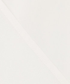 23区 【吸水速乾/UVケア/防シワ性】バックサテンアムンゼン パール釦 タック ブラウス