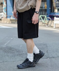 WEGO 【ウエストゴム】イージーバギーカーゴショーツ