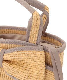 TOCCA BIG RIBBON SUMMER POCHETTE かごバッグ