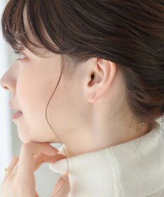 Phoebe 【K10】ラインビジューピアス&イヤリング