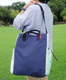 ROOTOTE 9633【ALLIANCE FOR THE BLUE × ROOTOTE】漁網ナイロン トール2way-A