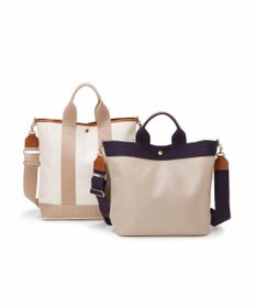 TOPKAPI 【Breath TOPKAPI】スコッチグレイン ネオレザー 縦型 A4 トート バッグ ショルダー付き L