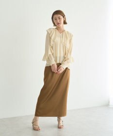 YECCA VECCA シャイニーロングスカート