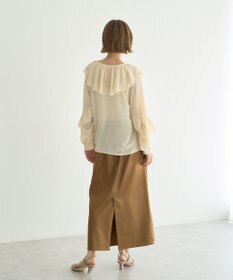 YECCA VECCA シャイニーロングスカート