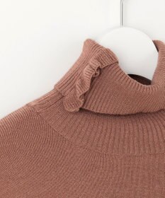 Feroux 【古畑星夏さん着用】フリルネックタートル ニット