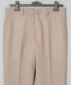 GOTAIRIKU ロングセラー【洗える/折り目加工/シワになりにくい/ウエストアジャスター】ウォッシャブル サマーウール100％パンツ_限定色(ノータック)23/24年モデル