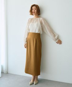 YECCA VECCA シャイニーロングスカート