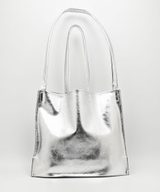 blancle メタリックレザー ガゼット2wayトートバッグ