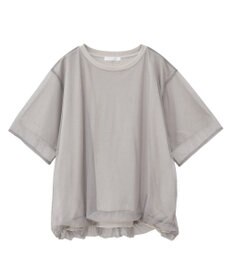 Green Parks チュールドッキングバルーン５分袖プルオーバー