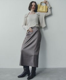 YECCA VECCA シャイニーロングスカート